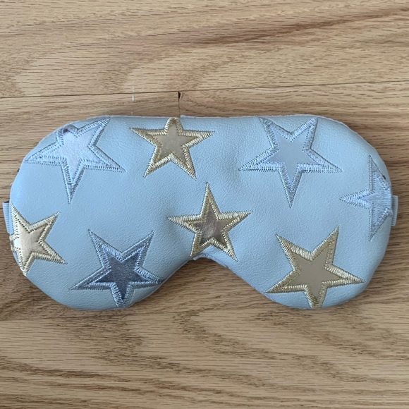 Free People Accessories - New Free People Vegan Leather Eye Sleep Mask, Grey